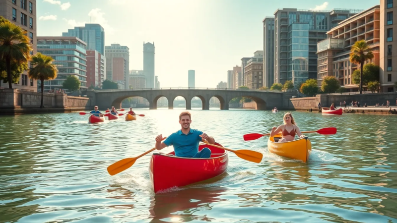 Navegar em Rios Urbanos, Canoagem em rios Urbanos