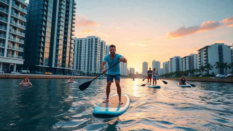 Surf Urbano: Onde Praticar Stand Up Paddle no Cenário Urbano