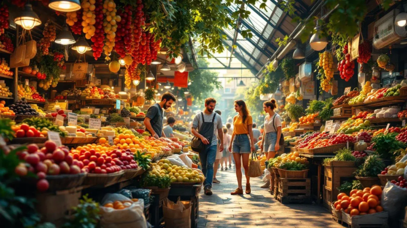 Aventuras Gastronômicas Urbanas nos Mercados Municipais