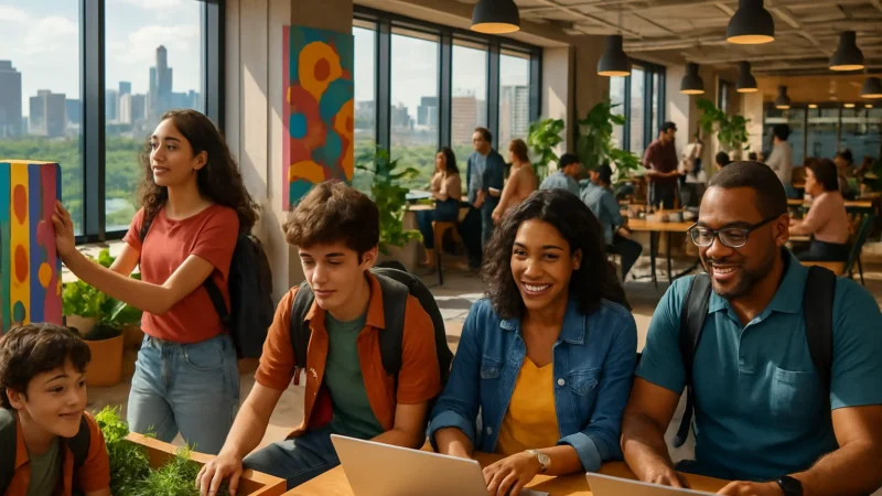 Zonas Criativas: Explorando Espaços de Coworking com Crianças