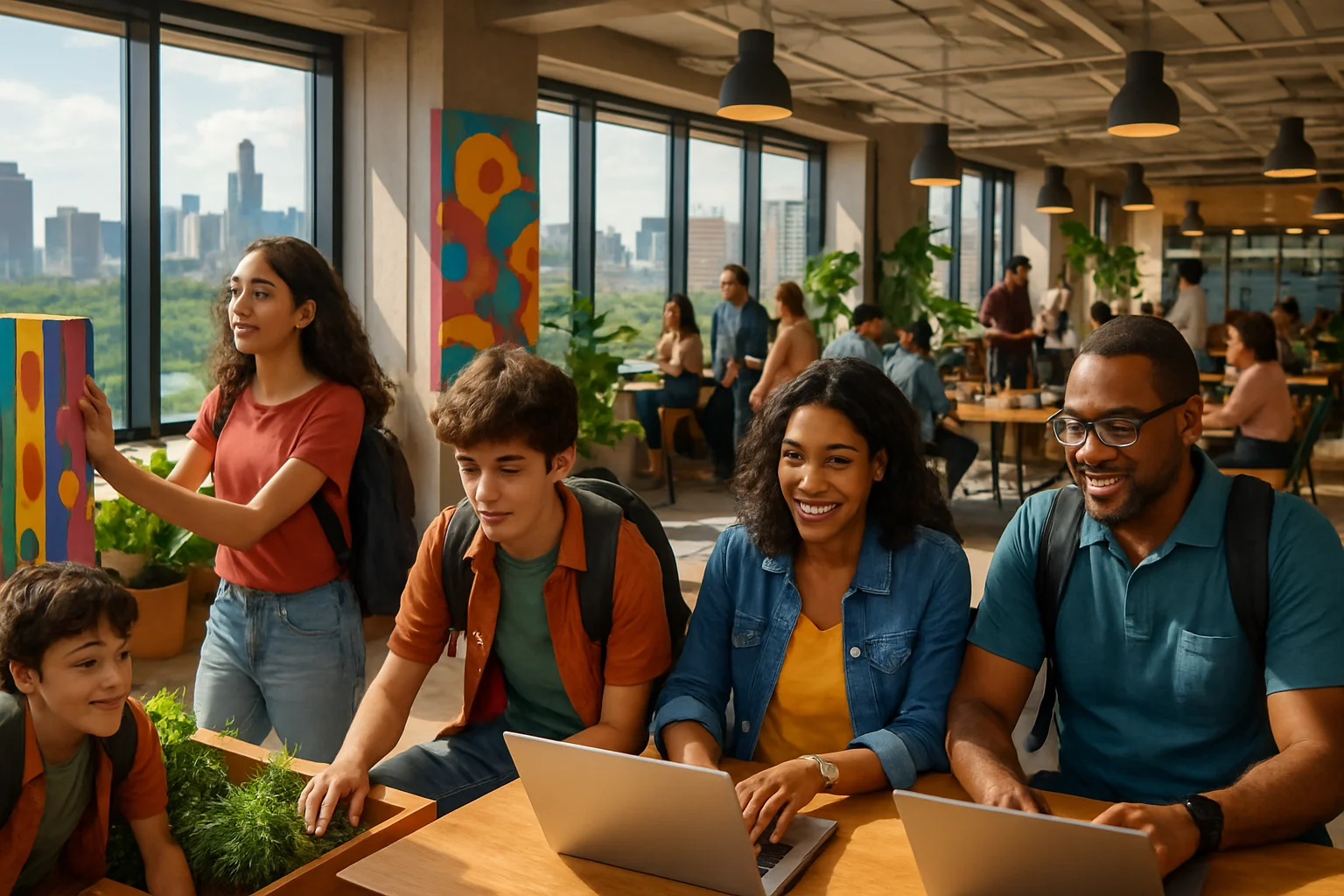 Zonas Criativas: Explorando Espaços de Coworking com Crianças