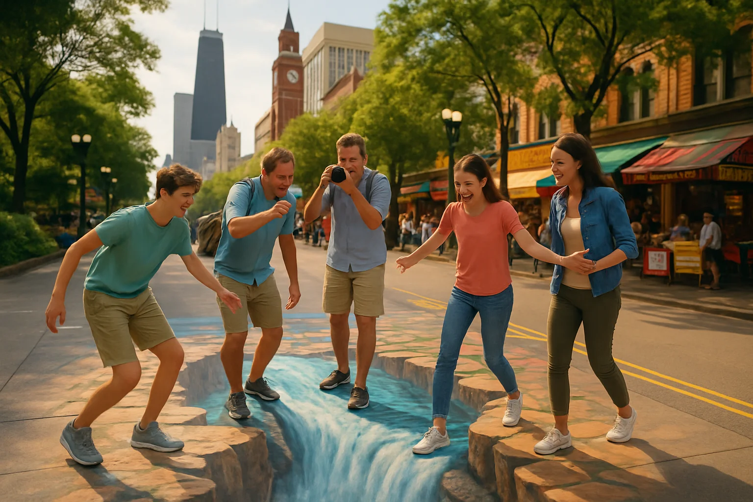 Aventuras em Ruas com Arte 3D