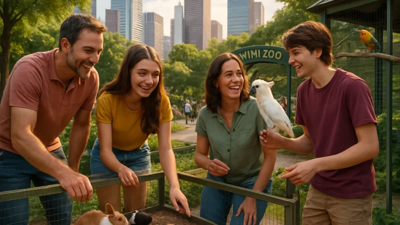 Mini Zoológicos Urbanos: Contato com Animais na Cidade