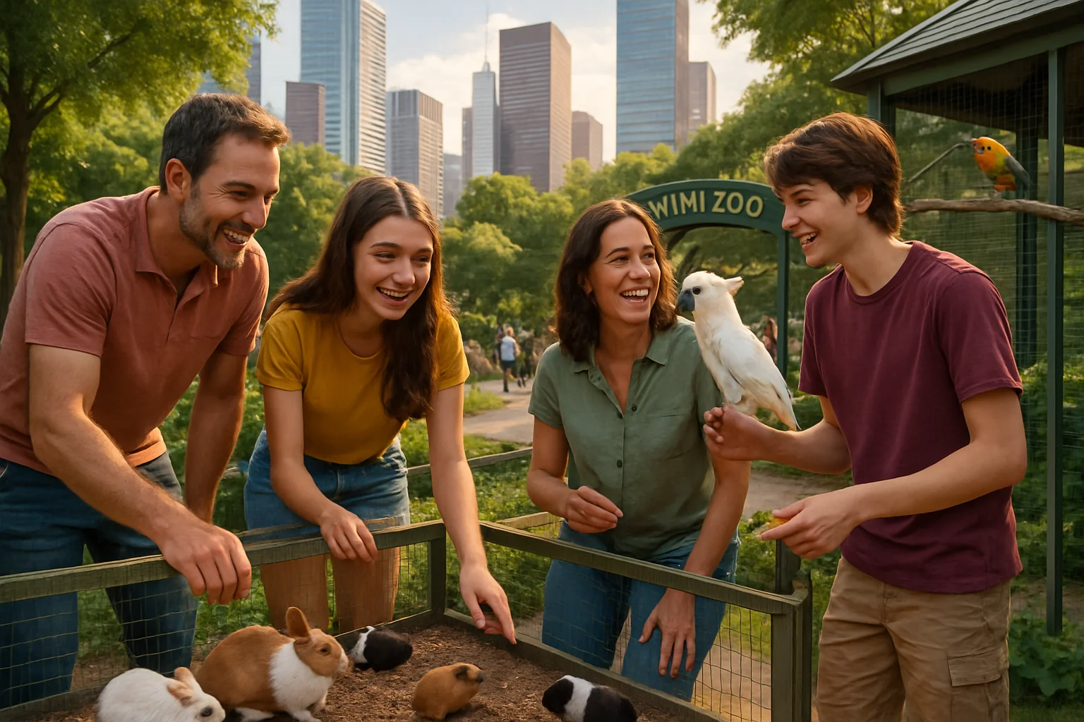 Mini Zoológicos Urbanos: Contato com Animais na Cidade